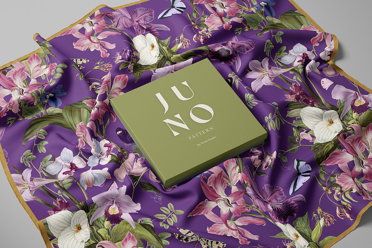 JUNO Flower Floral Seamless Pattern, a Pattern Graphic by Veris Studio (Photo 5 of 14)