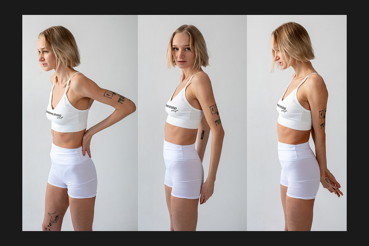 Shorts and Tank-Top Mock-Up Set, a Bottom Mockup by Freeman Studio (Photo 7 of 17)