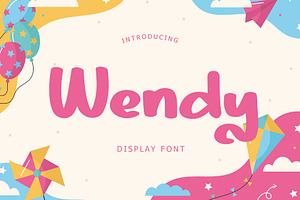 Wendy Bold Display Font
