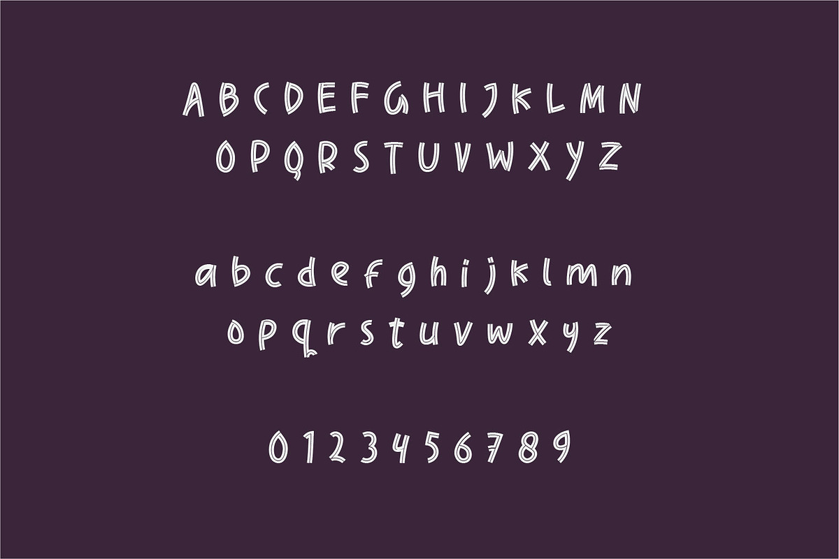 Yumna | Cartoon font, a Symbol Font by WAP (Photo 4 of 6)
