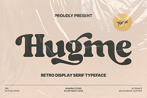 Hugme - Retro Serif Display