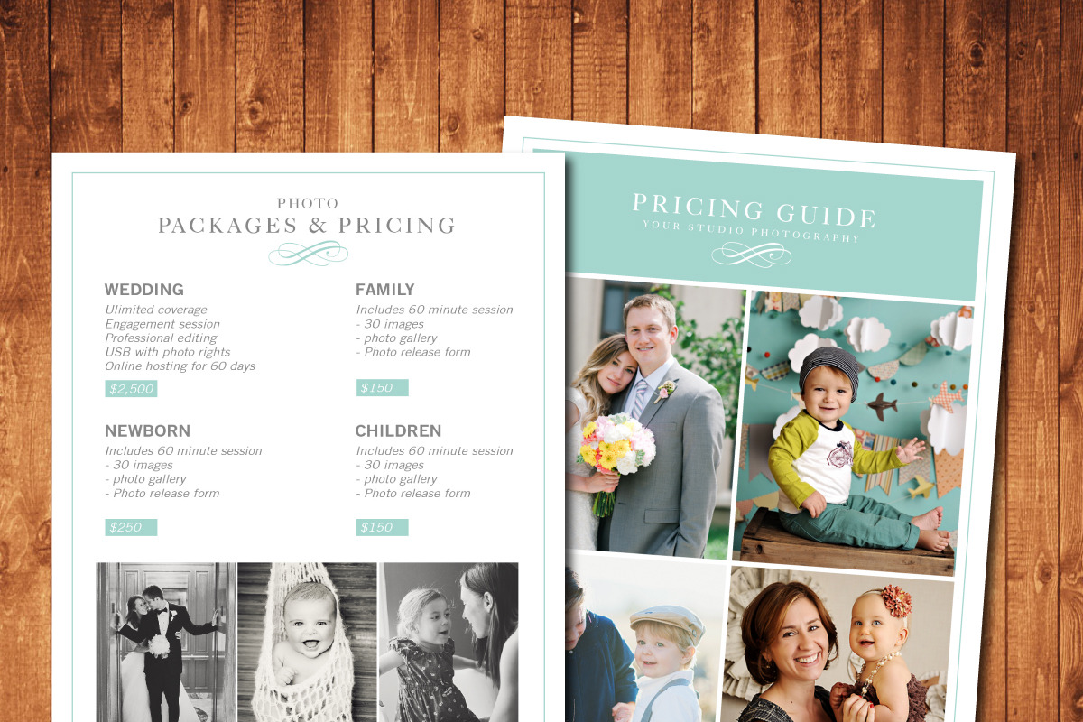 photography pricing template, a Brochure Template by DonyDesigns (Photo 2 of 2)