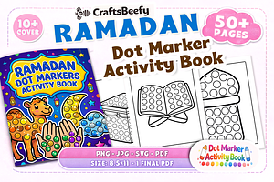 Ramadan Dot Markers Activity Book