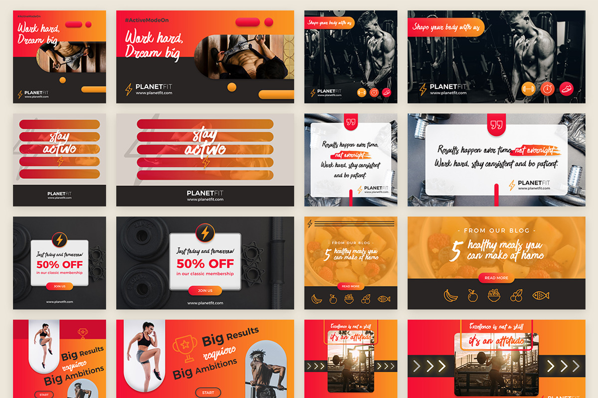 Facebook Banners, a Social Media Template by Brandify Studio
