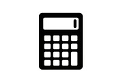 Minimal Calculator Finance Silhouett, a Graphic by hafijul (Thumbnail 3 of 11)