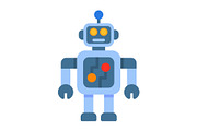 Robot Flat Icon, an Icon by Pexelpy (Thumbnail 1 of 2)