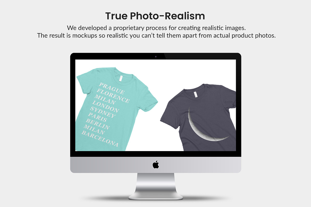 American Apparel 2102 Tee Mockups, a Shirt Mockup by Photific (Photo 2 of 6)