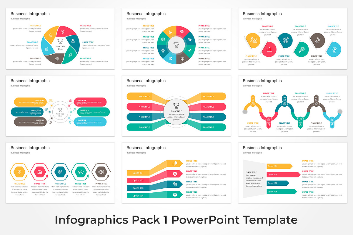 Infographics Pack1 Template, a Presentation Template by GraphicStan (Photo 15 of 20)