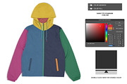 Windbreaker Zipper - Mockup, a Hoody Mockup by DaldSgh (Thumbnail 11 of 13)