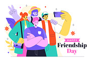 10 Happy Friendship Day Illustration, a Person Illustration by denayunebgt (Thumbnail 4 of 4)
