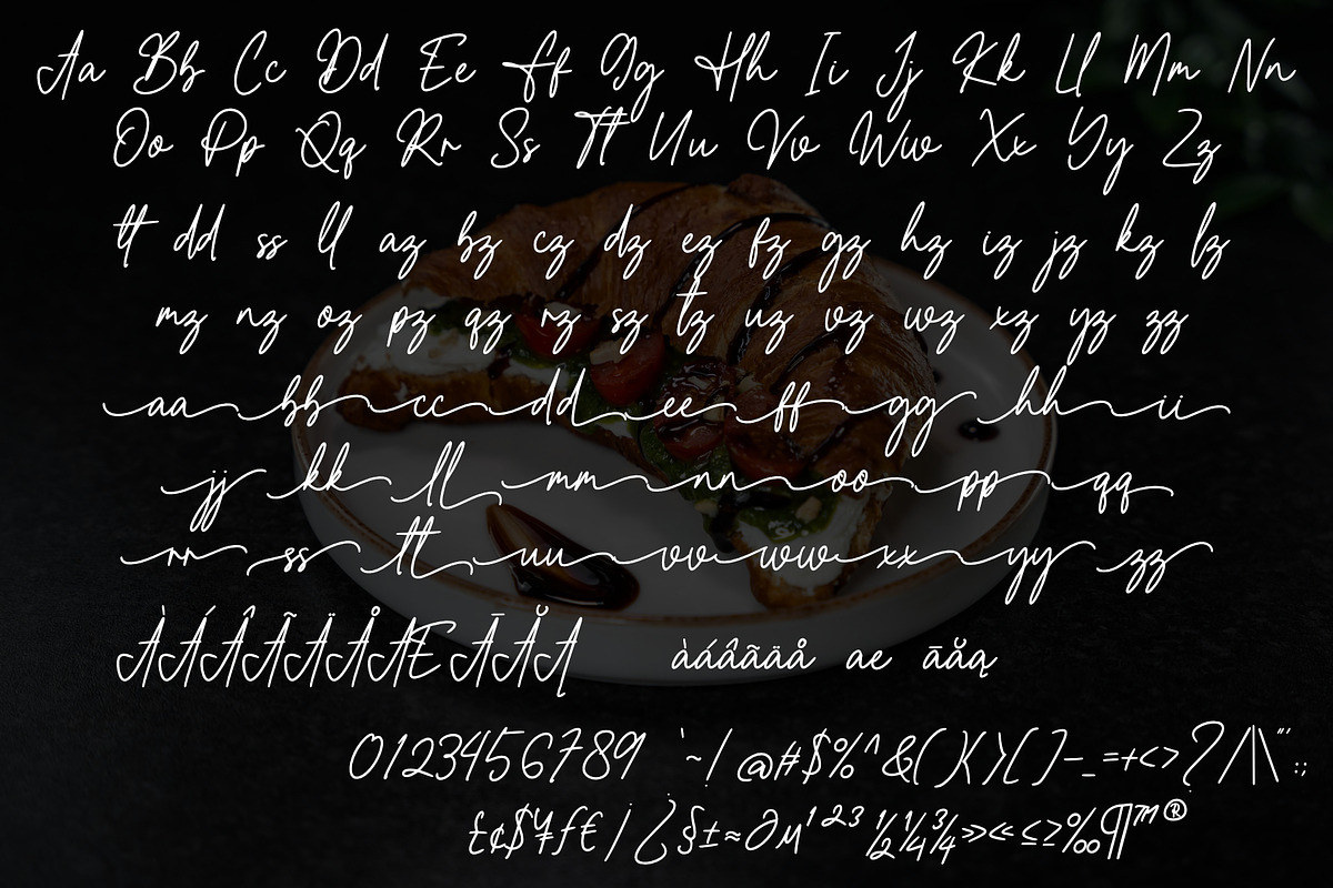 Paris Croissant, a Handwritten Font by Jackgridden (Photo 3 of 9)