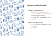 Dog Toile de Jouy Pattern, a Background Graphic by Hughes Studio (Thumbnail 6 of 8)