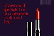 Lipstick Font No Tutorial Required, a Sans Serif Font by HyperFluro (Thumbnail 5 of 7)