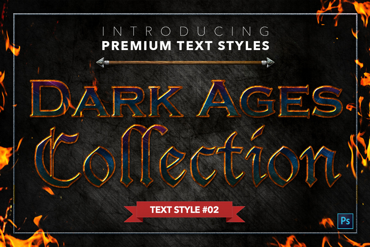 Dark Ages #1 - Text Styles preview 3