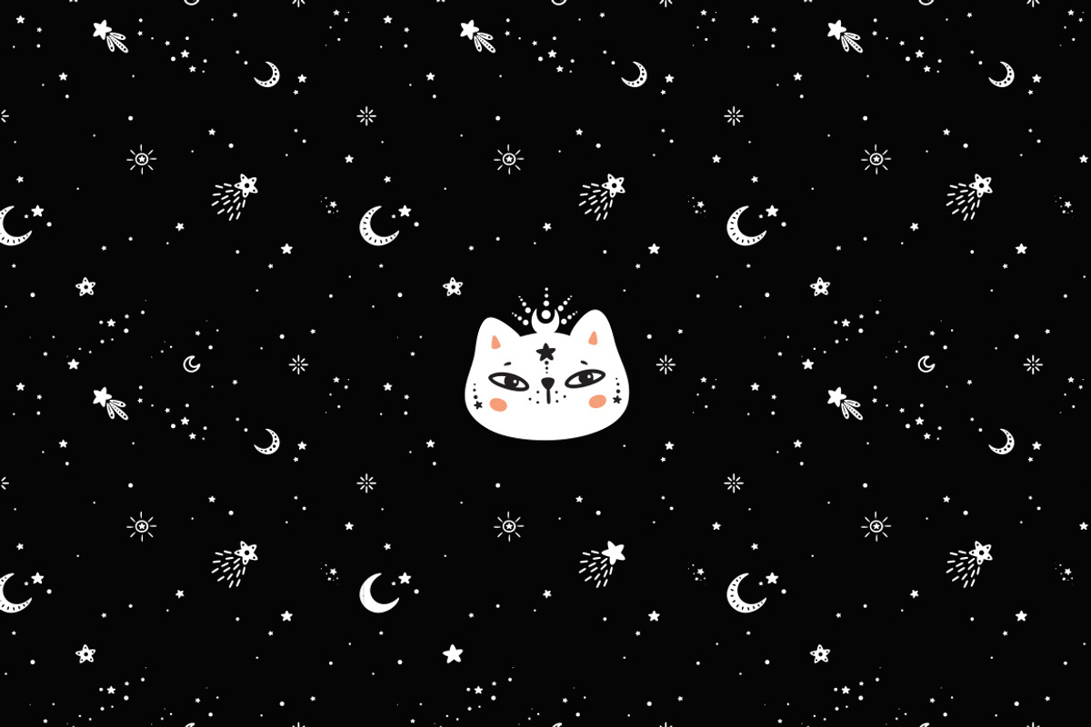 Celestial Cat illustration, an Animal Illustration by Magic & Dreams (Photo 3 of 3)