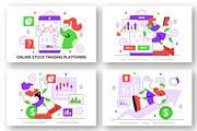 10 Stock Trading Platforms, a Finance Illustration by denayunebgt (Thumbnail 2 of 4)
