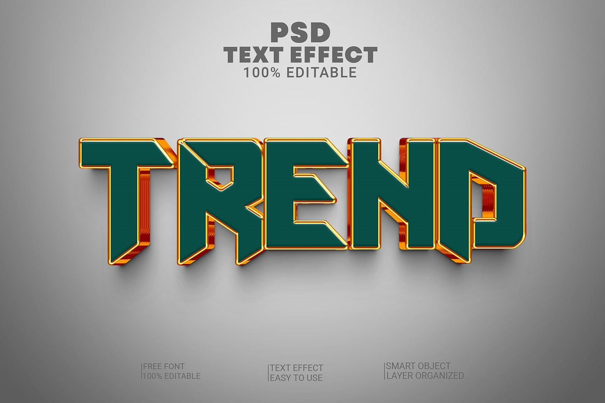 3d Trend Text Style Effect, a Layer Style Add-On by Md Imamul