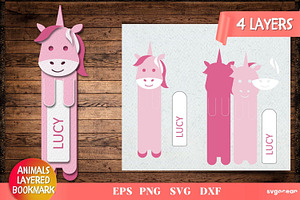 Animals Bookmark SVG Bundle