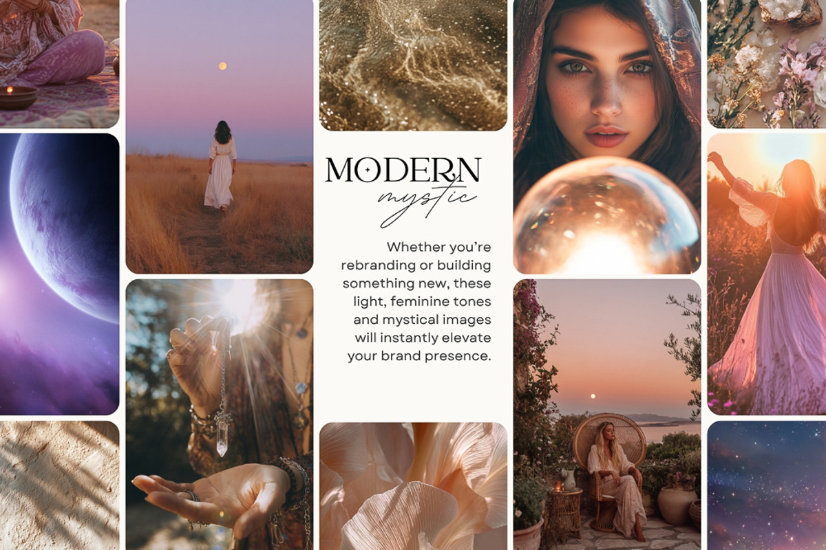 Modern Mystic Brand System + UI Kit, an UI Kit Template by The Brand Alchemists (Photo 2 of 12)