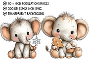 Whimsical Woodland Animals Clipart, an Illustration by Pixels.Craft (Thumbnail 4 of 6)