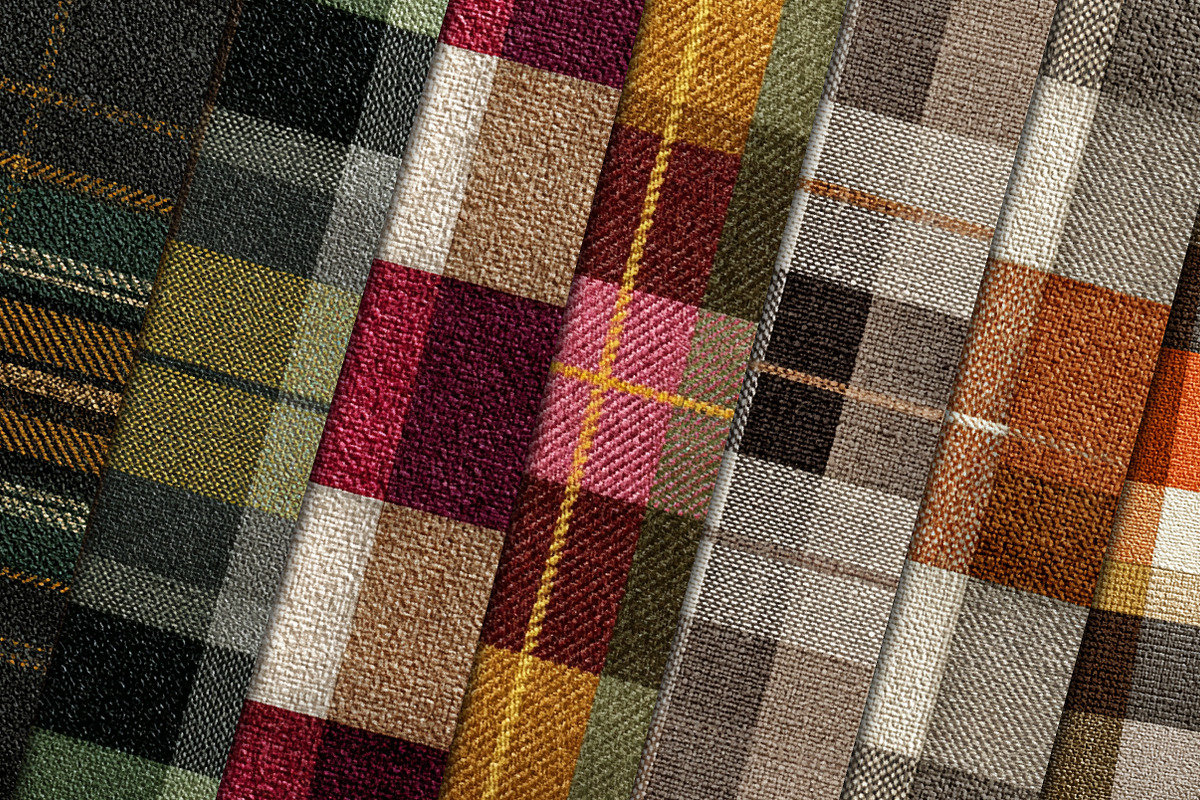 Autumn Plaid Seamless Pattern, a Pattern Graphic by Black Bird Studio (Photo 2 of 6)
