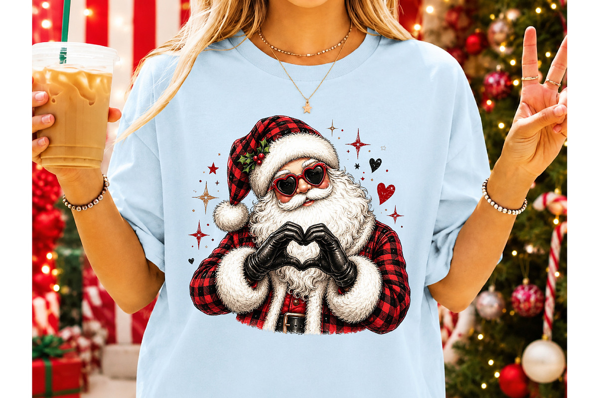 Funny Christmas Santa Claus PNG, a Seasonal Illustration by Craft Nest (Photo 6 of 6)