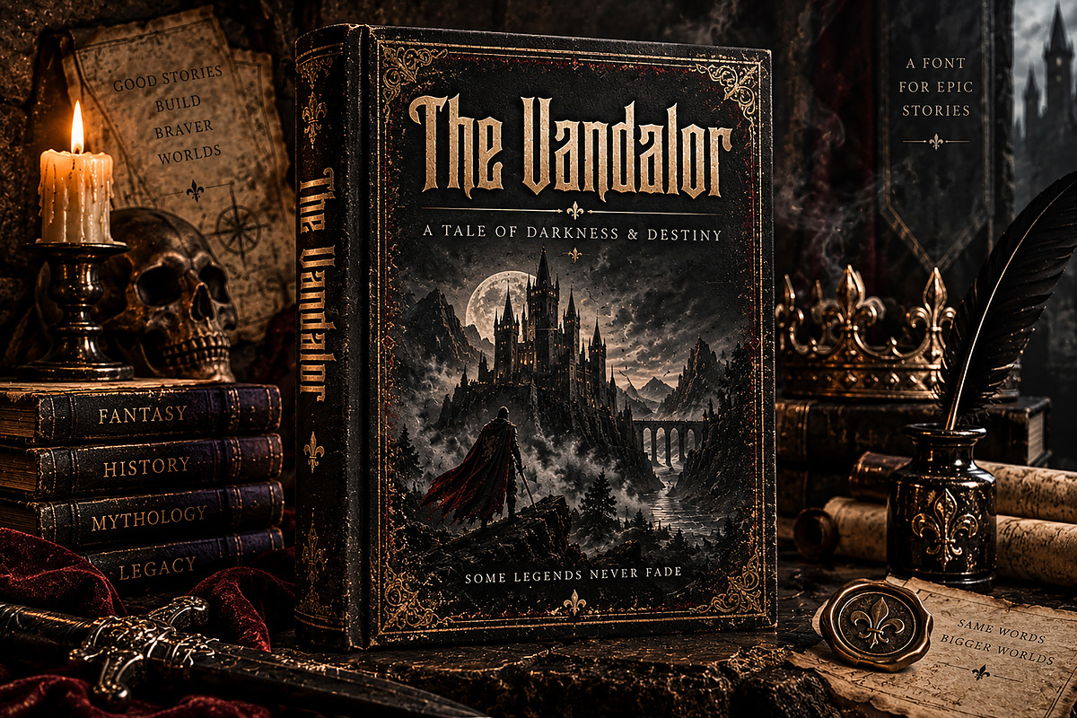 The Vandalor, a Blackletter Font by Wow Magic (Photo 5 of 5)
