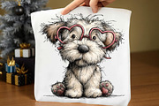 Whimsical Valentine Animal Clipart, a Seasonal Illustration by Rose Art (Thumbnail 5 of 7)