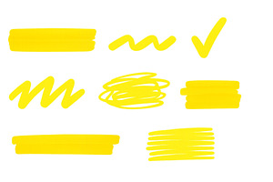 Bright yellow abstract shapes, an Arts & Entertainment Photo by ZinetroN