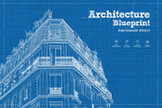 Architecture Blueprint Photo Effect, an Action Add-On by Shovajit (Thumbnail 1 of 10)