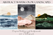 Abstract Watercolor Landscape Prints, an Illustration by Slastick (Thumbnail 14 of 14)