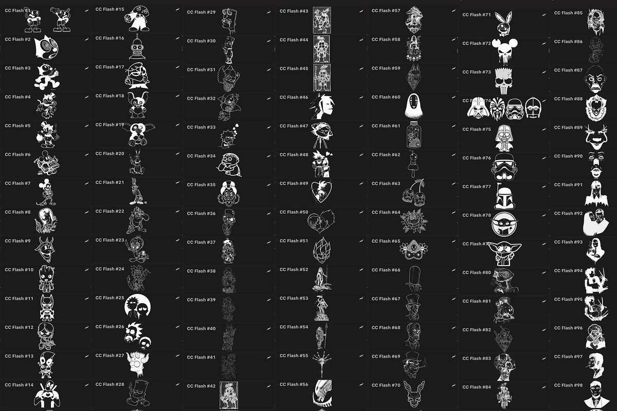 Bundle 1 Classic Character-Stamp Set, a Brush Add-On by LA Studio Sthlm (Photo 16 of 17)