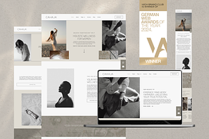 Aesthetic Cahaja Elementor Template, a WordPress Template by highbrandclub
