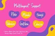 Thumbelina - Cute Layered Font, a Sans Serif Font by LetterStuff Typefoundry (Thumbnail 5 of 10)