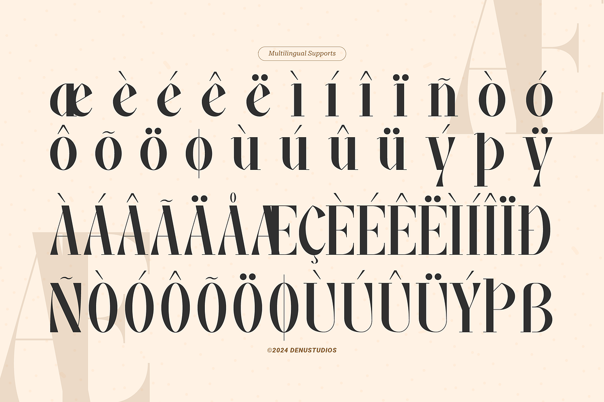 Fiably Manor | Modern Display Serif, a Serif Font by Denustudios (Photo 12 of 13)