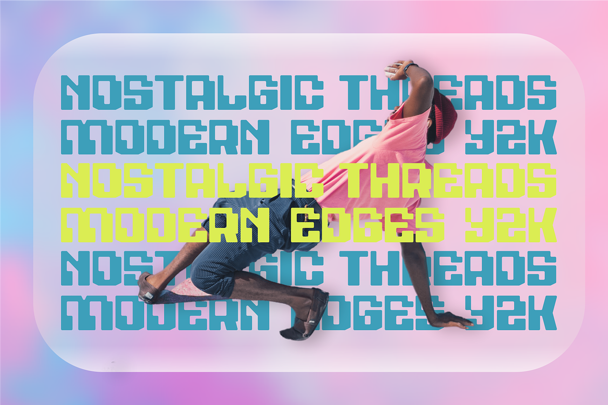 Noser - A Modern Y2K Font, a Sans Serif Font by Marvadesign (Photo 3 of 7)