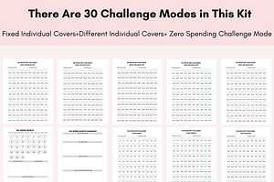 100 Envelope Challenge Templates