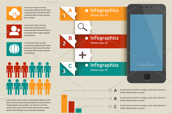 Mobile Labels Infographic