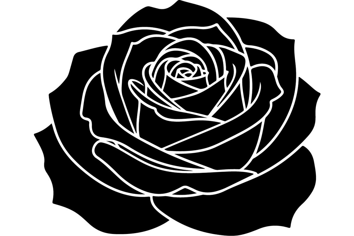 Rose Flower Silhouette Vector Bundle, an Illustration by Designer_Momina (Photo 3 of 21)