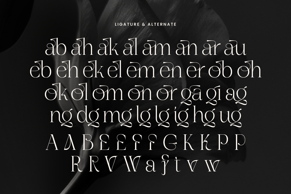 Regale - Lavish Luxury Font, a Serif Font by Sensatype (Photo 8 of 12)