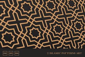 2 Islamic Patterns Art