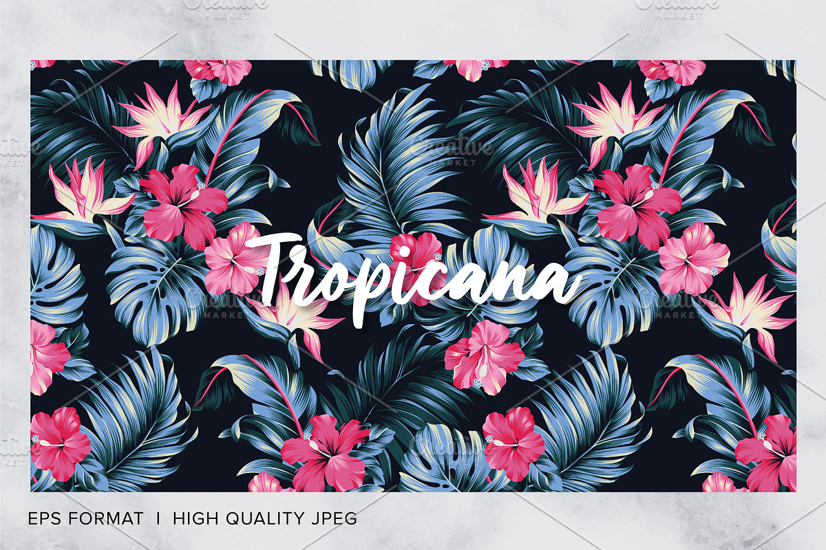 Tropicana, Tropical Print Patterns, a Pattern Graphic by ASTUDIO (Photo 6 of 10)