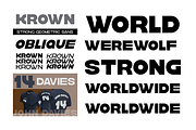 KROWN – Strong Geometric Sans, a Sans Serif Font by Gittype (Thumbnail 5 of 9)