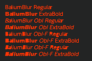Balium Blur, a Sans Serif Font by Unio Designs (Thumbnail 3 of 13)