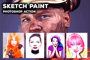 Sketch Paint - Photoshop Action