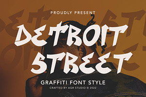 DetroitStreet - Graffiti Font