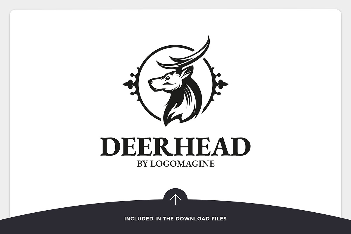 Deer Head Logo Template, a Branding & Logo Template by LOGOMAGINE (Photo 10 of 16)