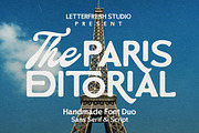 The Paris Editorial Duo, a Script Font by Letter Fresh (Thumbnail 1 of 13)