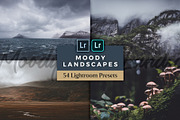 Moody Lightroom Presets - Landscapes, an Action Add-On by PhotoMarket (Thumbnail 1 of 35)