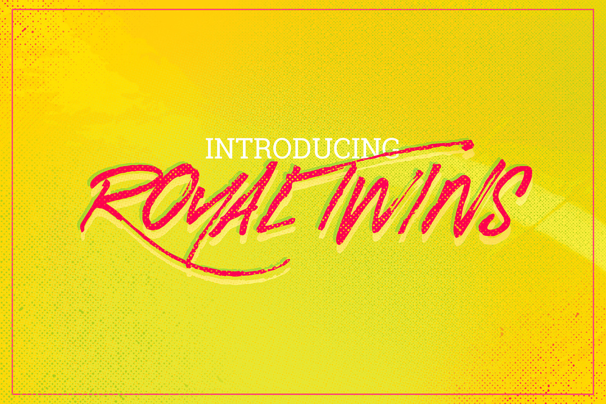 Royal Twins Font preview 8